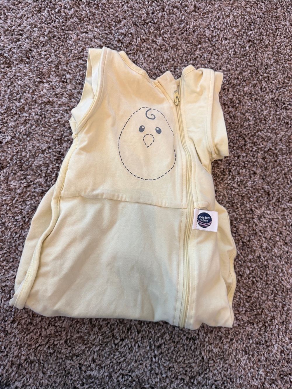 Nested bean swaddle 3-5month